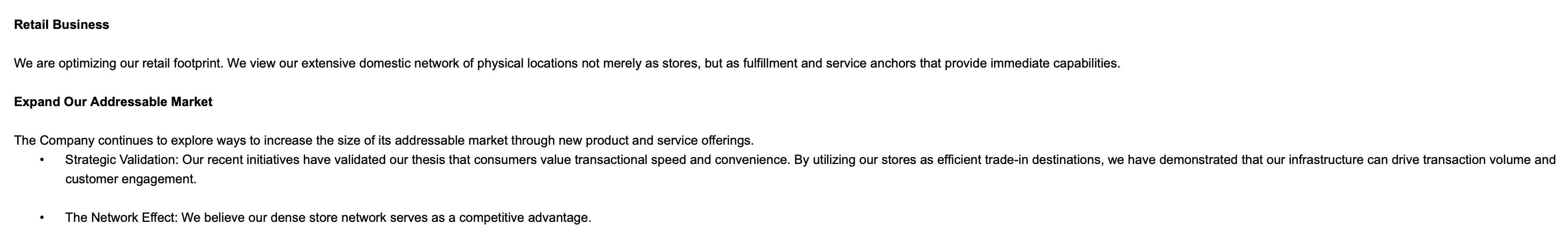 The Strategic Pivot - 10-K Excerpt